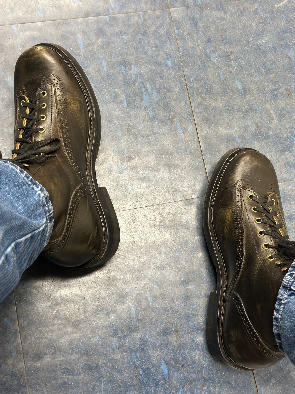 Photo by steven_suave on December 2, 2025 of the Sagara Valiant in Badalassi Carlo Oliva Minerva Overdyed Black.