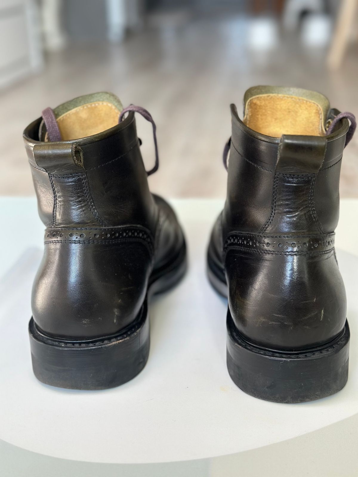 Photo by steven_suave on December 5, 2025 of the Sagara Valiant in Badalassi Carlo Oliva Minerva Overdyed Black.