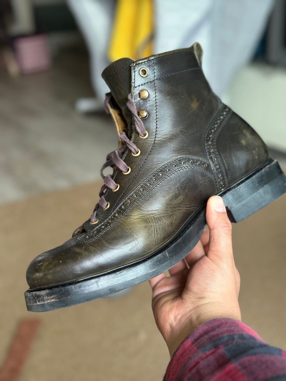 Photo by steven_suave on December 23, 2025 of the Sagara Valiant in Badalassi Carlo Oliva Minerva Overdyed Black.