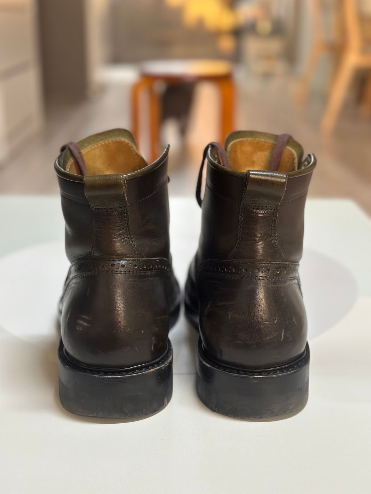 Photo by steven_suave on January 5, 2026 of the Sagara Valiant in Badalassi Carlo Oliva Minerva Overdyed Black.