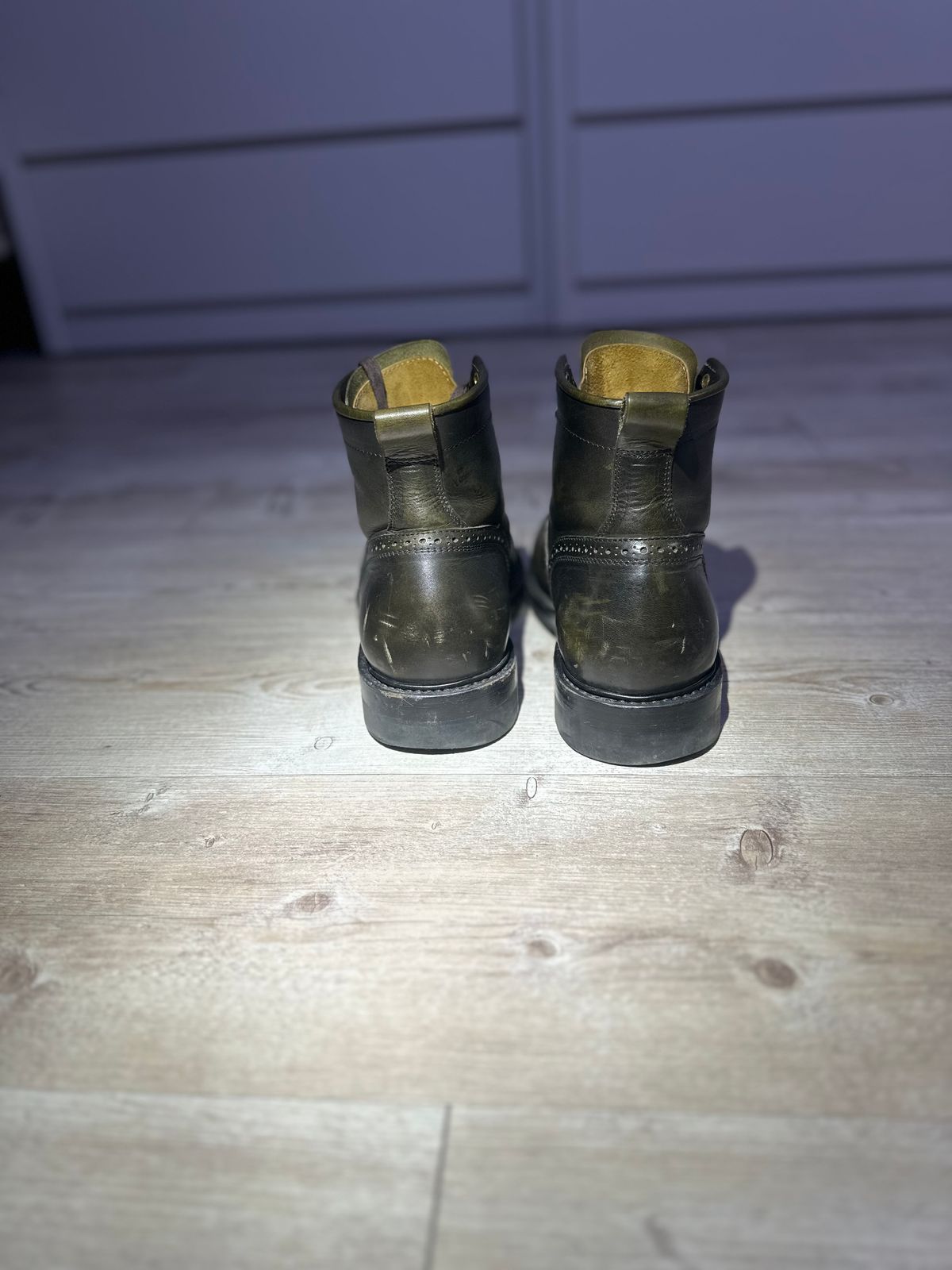 Photo by steven_suave on February 5, 2026 of the Sagara Valiant in Badalassi Carlo Oliva Minerva Overdyed Black.