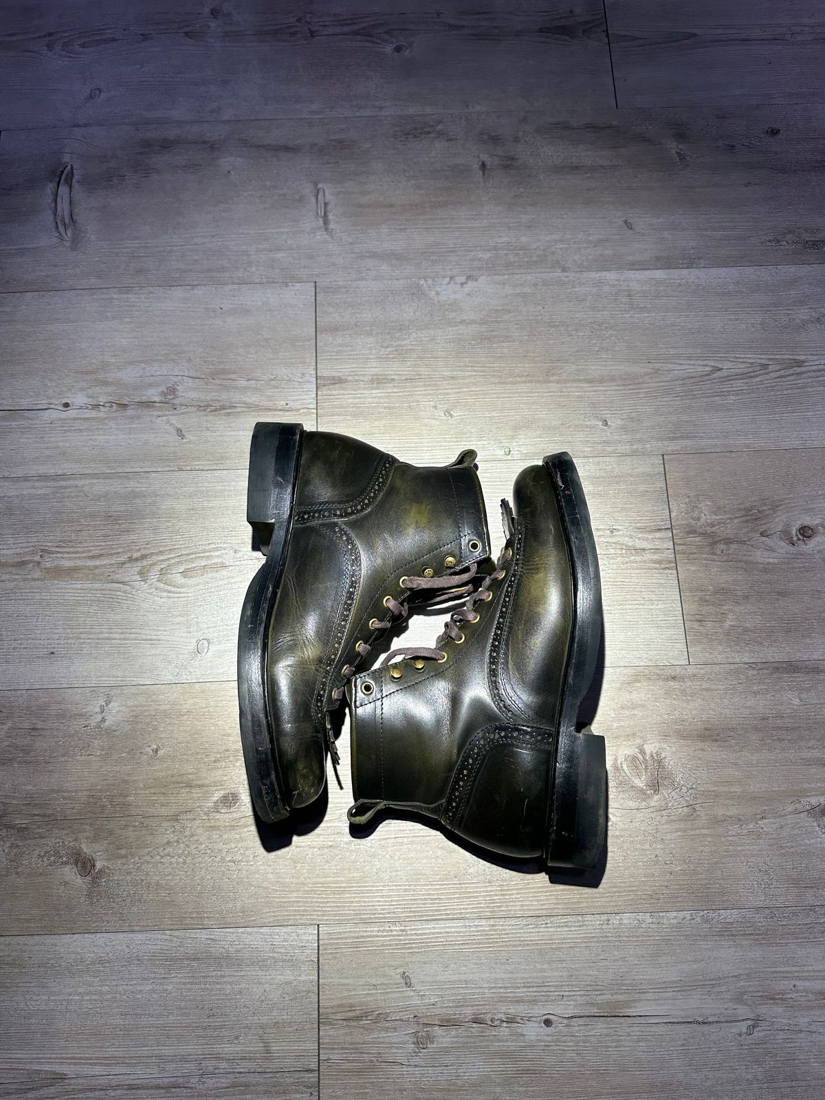 Photo by steven_suave on February 5, 2026 of the Sagara Valiant in Badalassi Carlo Oliva Minerva Overdyed Black.