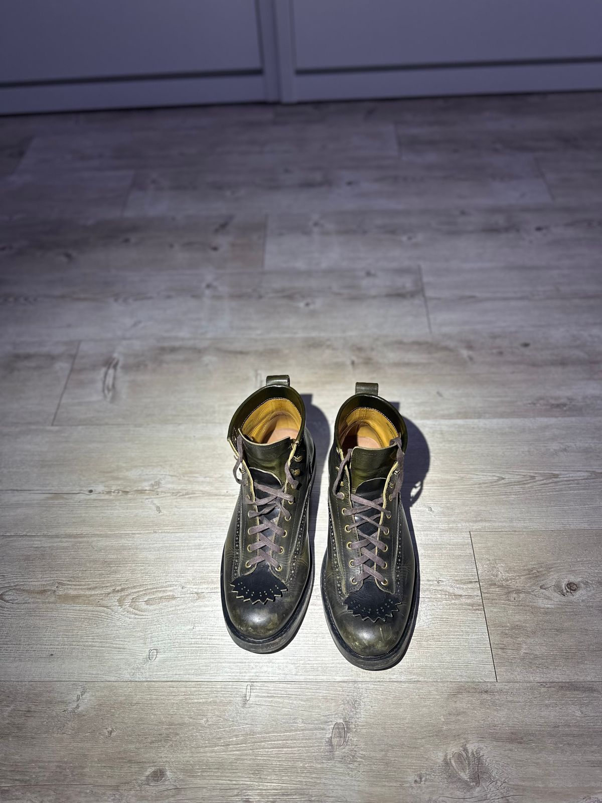 Photo by steven_suave on February 5, 2026 of the Sagara Valiant in Badalassi Carlo Oliva Minerva Overdyed Black.