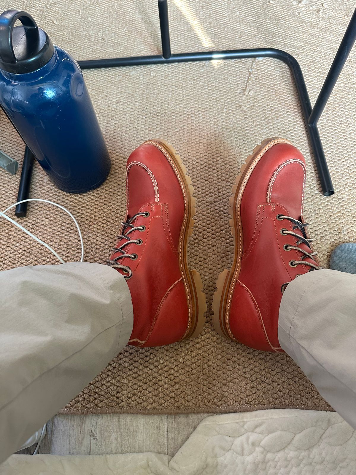 Photo by steven_suave on November 25, 2025 of the Truman Moc Toe in S.B. Foot Oro Russet.