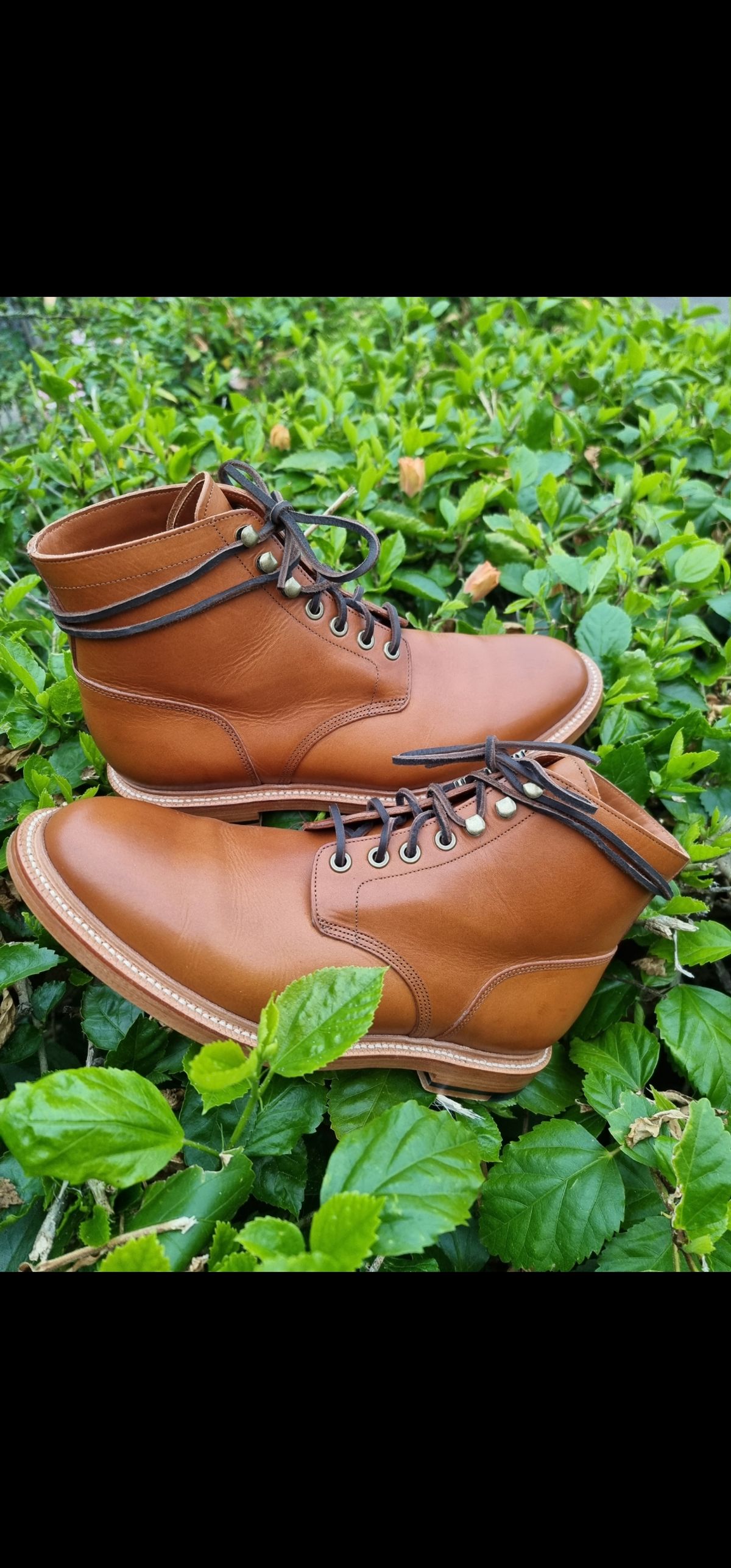 Photo by Luke.to.Boot on March 29, 2023 of the Grant Stone Diesel Boot in Badalassi Carlo Saddle Tan Minerva.