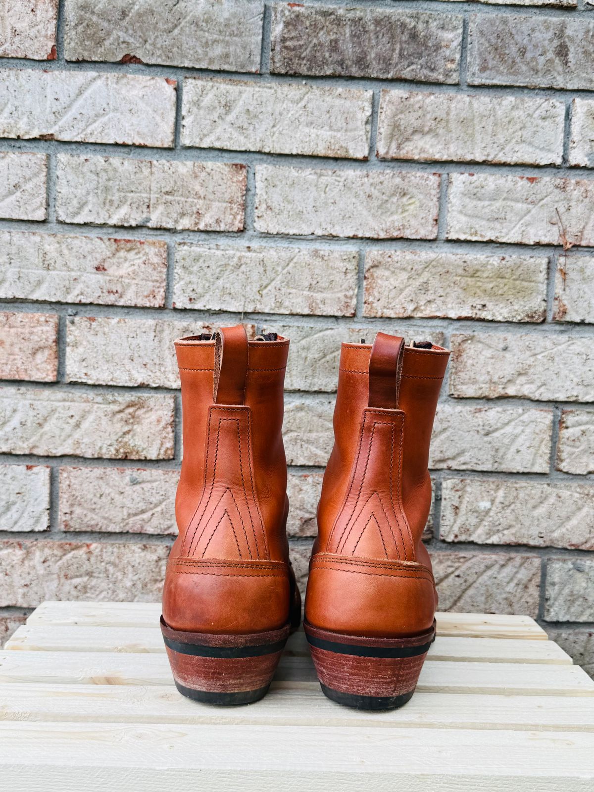 Photo by brusa on November 2, 2025 of the Nicks Packer in Wickett & Craig Natural Double Stuffed.