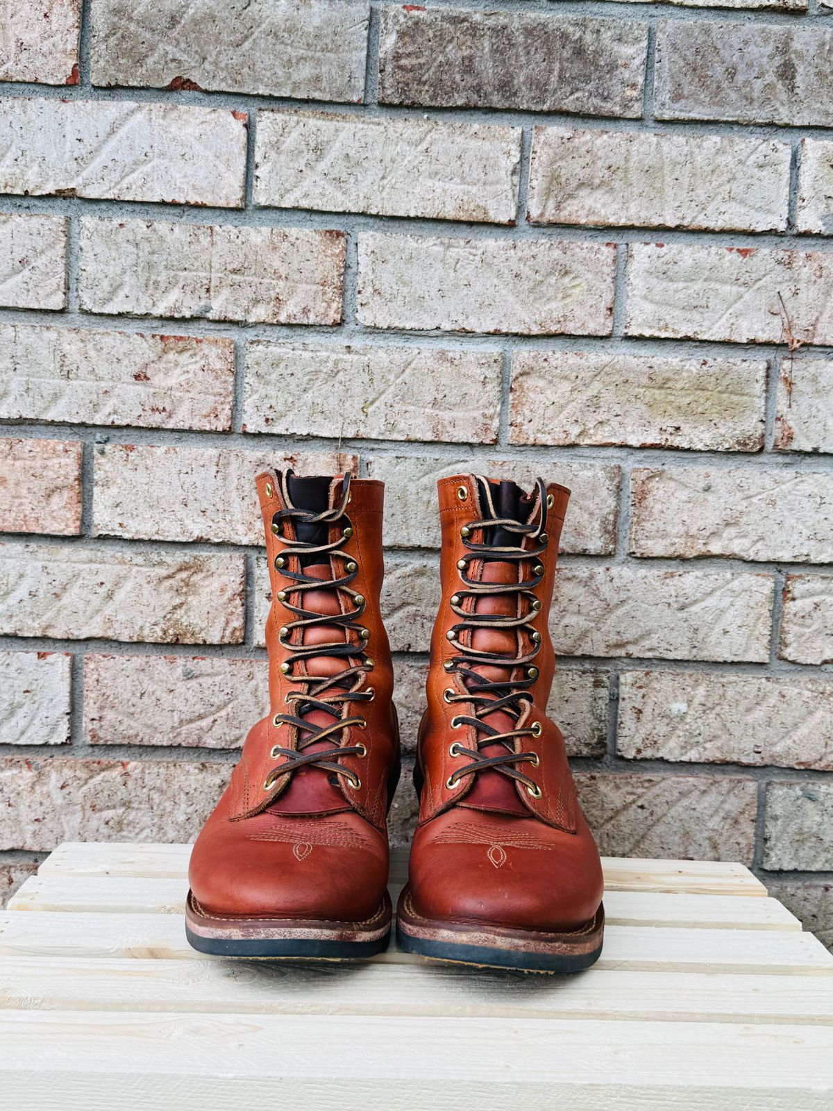 Photo by brusa on November 2, 2025 of the Nicks Packer in Wickett & Craig Natural Double Stuffed.