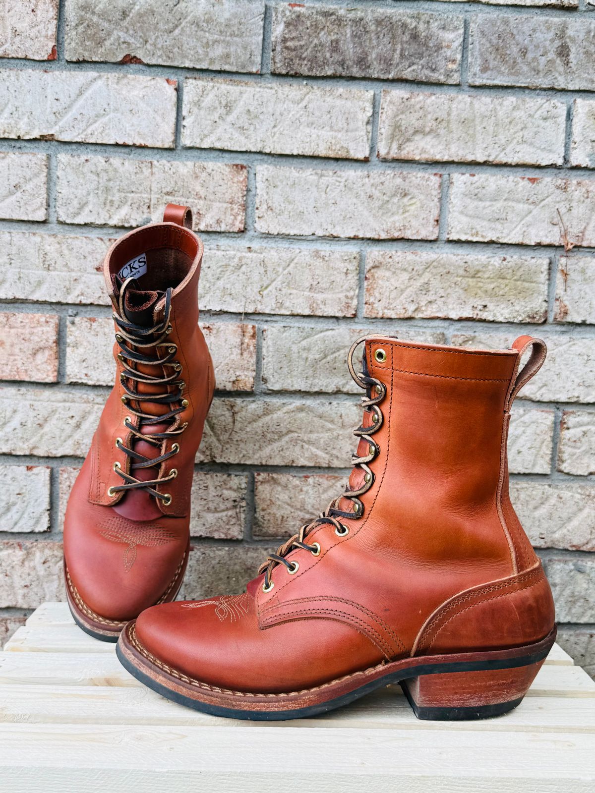 Photo by brusa on November 2, 2025 of the Nicks Packer in Wickett & Craig Natural Double Stuffed.