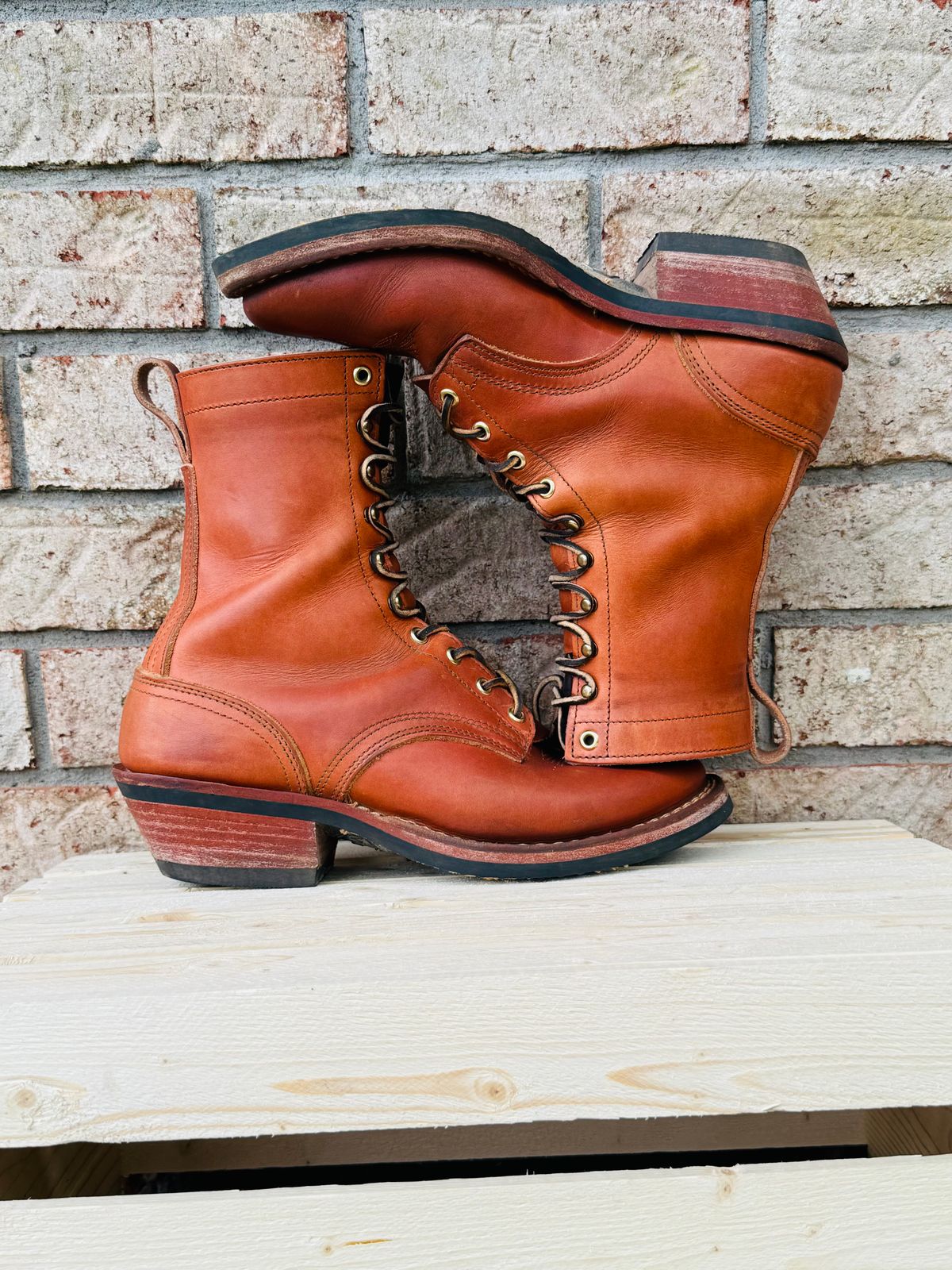 Photo by brusa on November 2, 2025 of the Nicks Packer in Wickett & Craig Natural Double Stuffed.