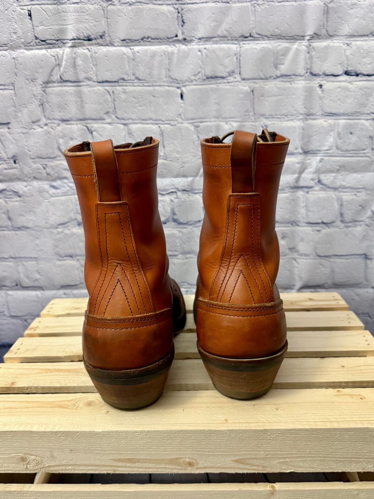 Photo by brusa on December 5, 2025 of the Nicks Packer in Wickett & Craig Natural Double Stuffed.