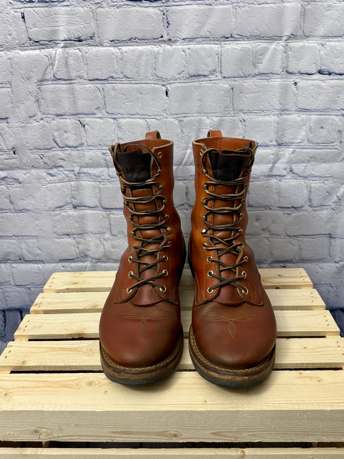 Photo by brusa on December 5, 2025 of the Nicks Packer in Wickett & Craig Natural Double Stuffed.