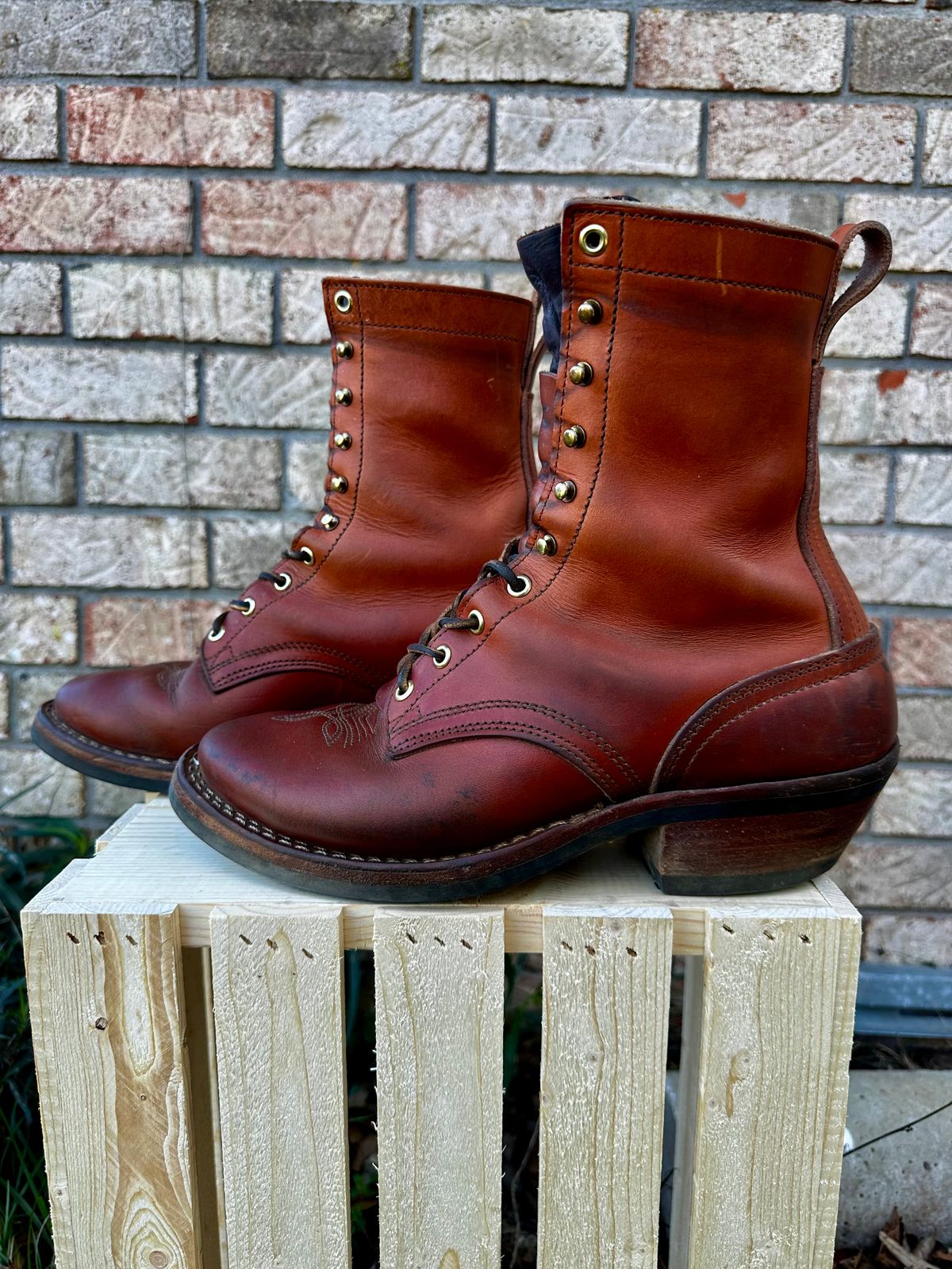 Photo by brusa on January 1, 2026 of the Nicks Packer in Wickett & Craig Natural Double Stuffed.