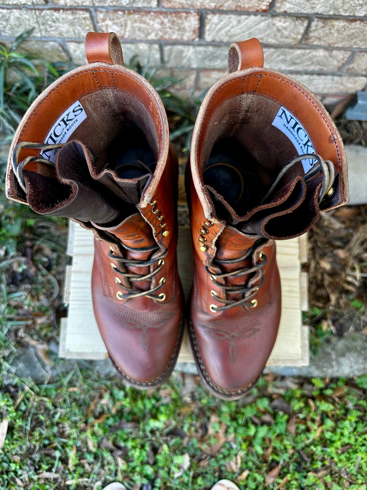 Photo by brusa on January 1, 2026 of the Nicks Packer in Wickett & Craig Natural Double Stuffed.