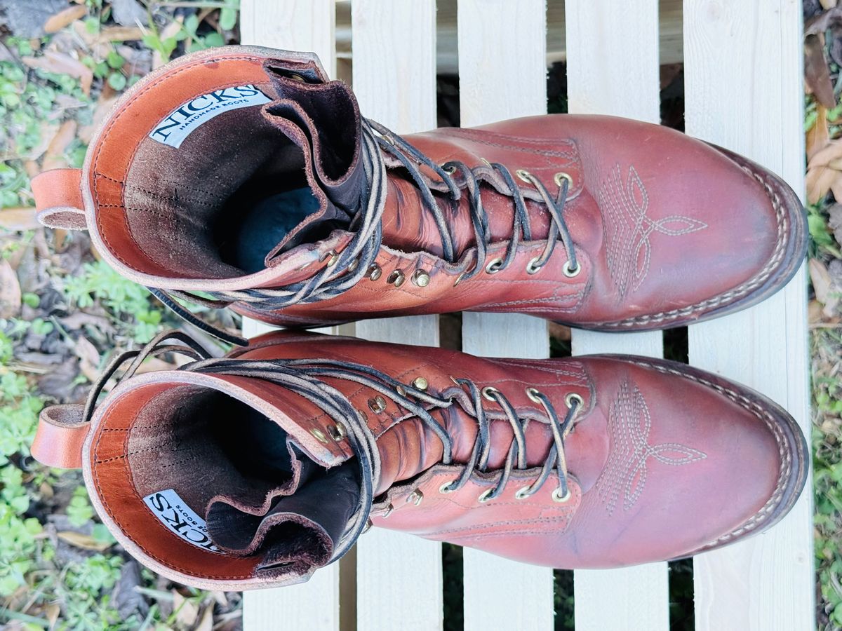 Photo by brusa on February 5, 2026 of the Nicks Packer in Wickett & Craig Natural Double Stuffed.