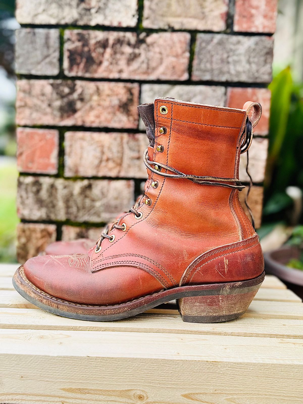 Photo by brusa on March 5, 2026 of the Nicks Packer in Wickett & Craig Natural Double Stuffed.