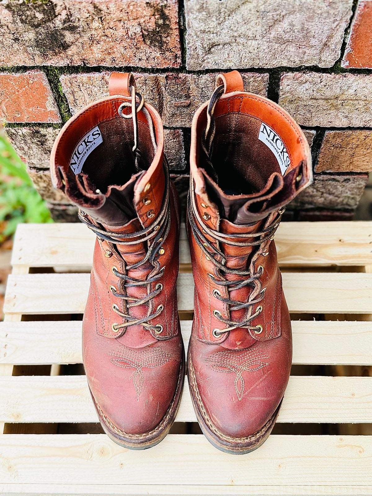 Photo by brusa on March 5, 2026 of the Nicks Packer in Wickett & Craig Natural Double Stuffed.