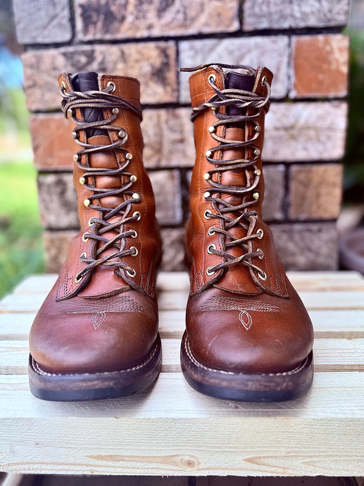 Photo by brusa on April 3, 2026 of the Nicks Packer in Wickett & Craig Natural Double Stuffed.