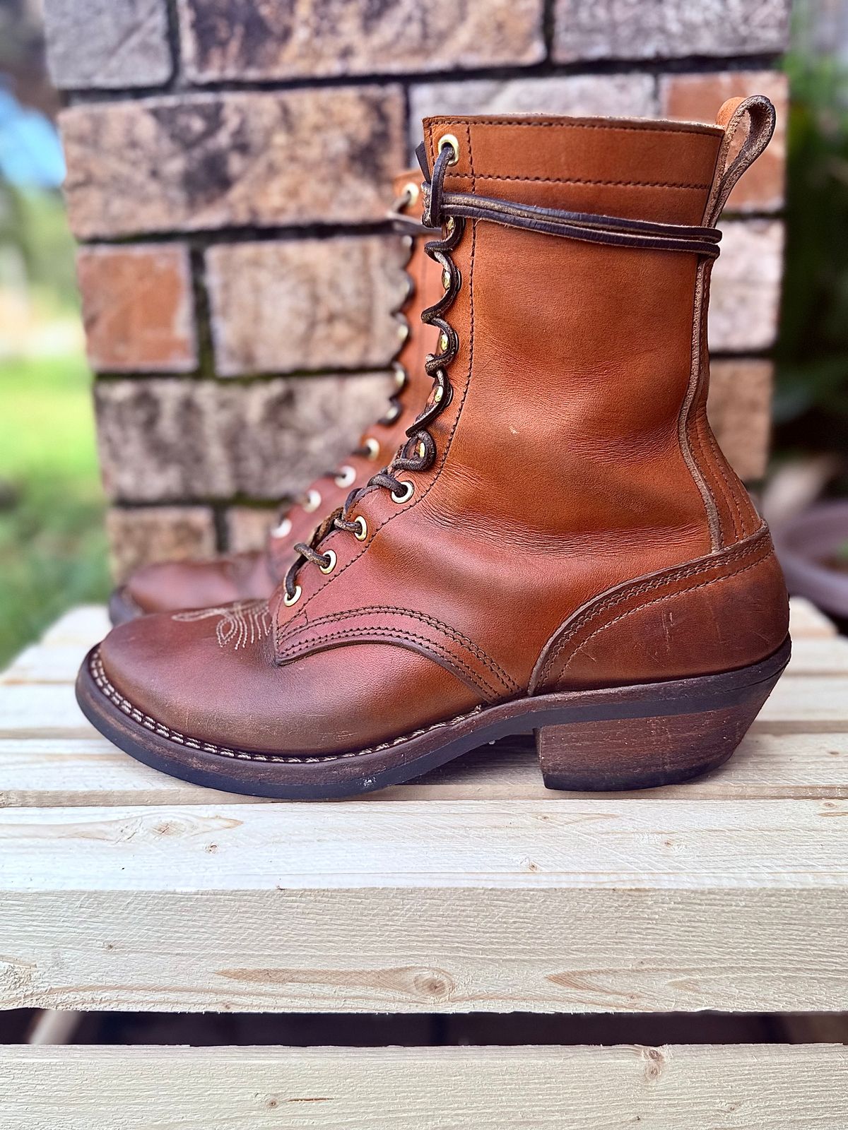 Photo by brusa on April 3, 2026 of the Nicks Packer in Wickett & Craig Natural Double Stuffed.