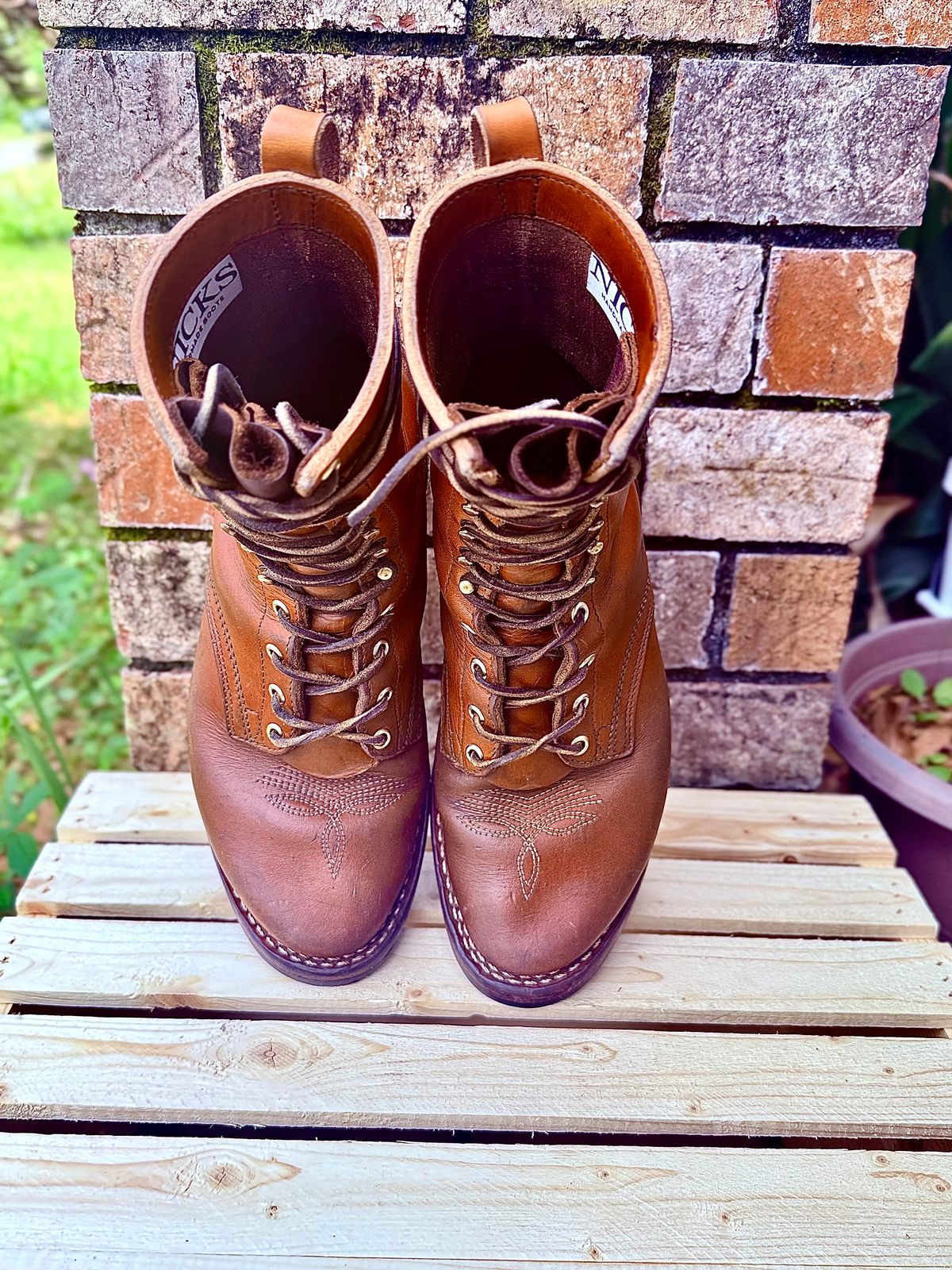 Photo by brusa on April 3, 2026 of the Nicks Packer in Wickett & Craig Natural Double Stuffed.