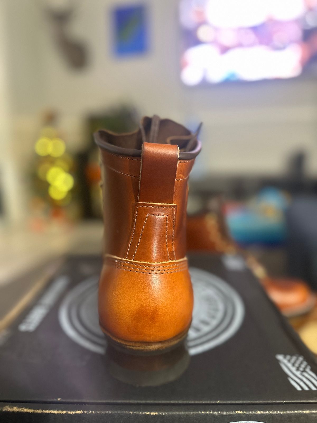 Photo by brusa on November 8, 2024 of the Frank's Boots Wilshire in Wickett & Craig Tan Oiled Latigo.