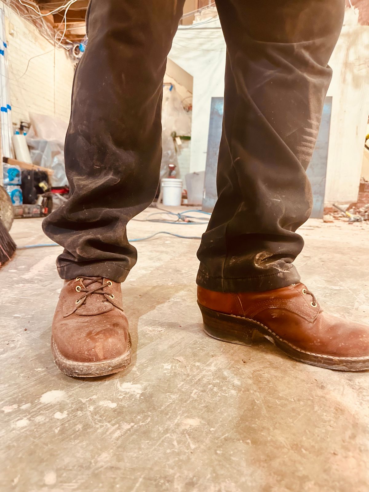 Photo by brusa on December 5, 2024 of the Frank's Boots Wilshire in Wickett & Craig Tan Oiled Latigo.