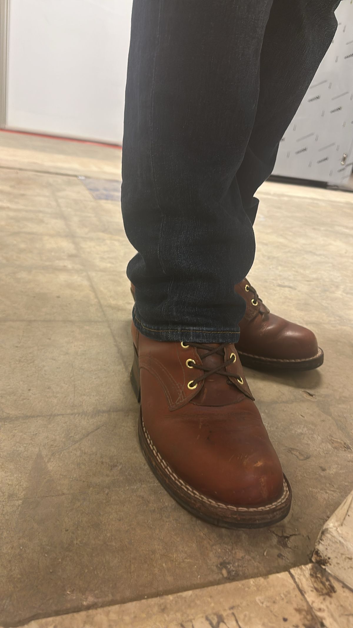 Photo by brusa on December 13, 2024 of the Frank's Boots Wilshire in Wickett & Craig Tan Oiled Latigo.