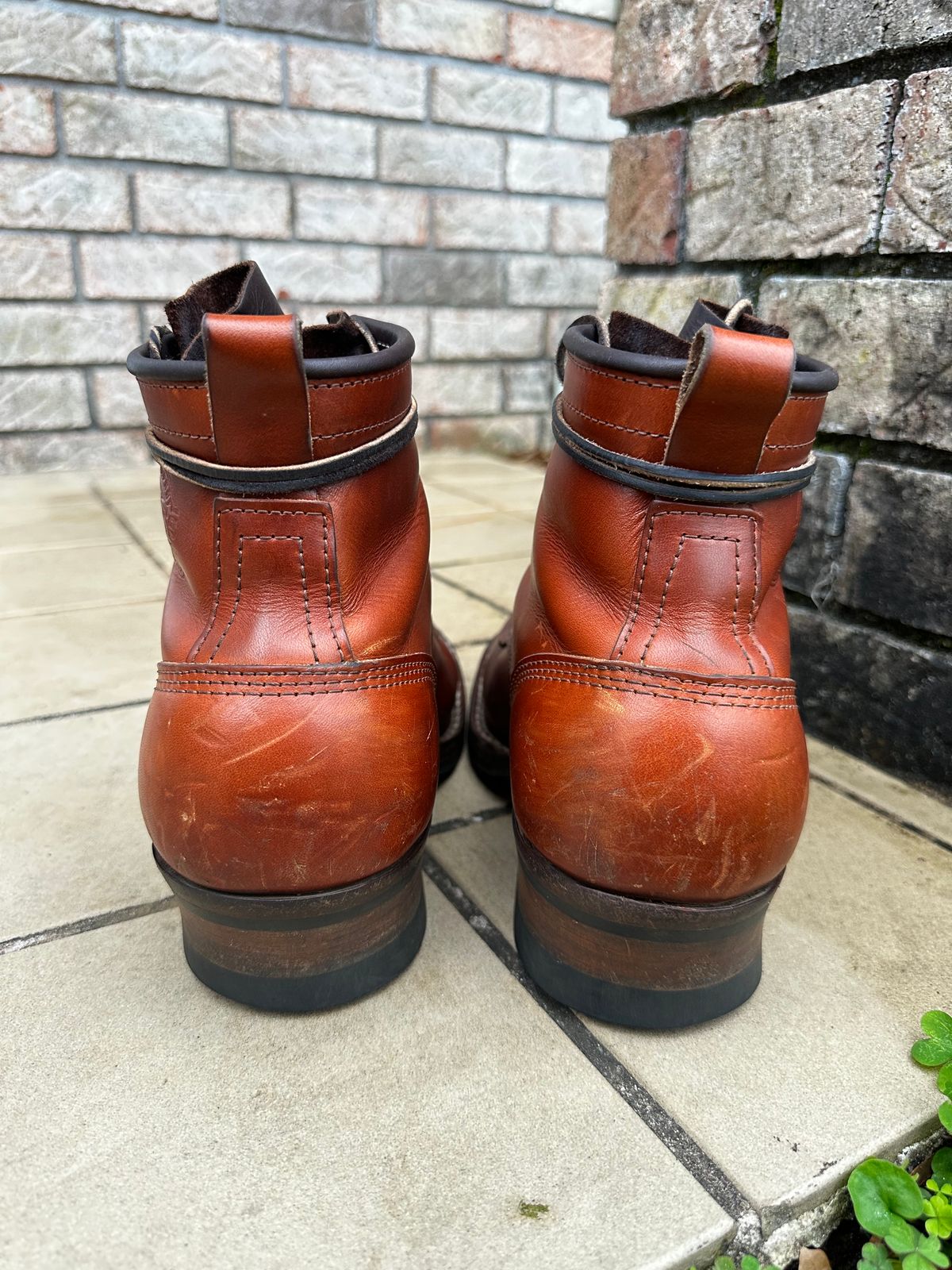Photo by brusa on March 4, 2025 of the Frank's Boots Wilshire in Wickett & Craig Tan Oiled Latigo.