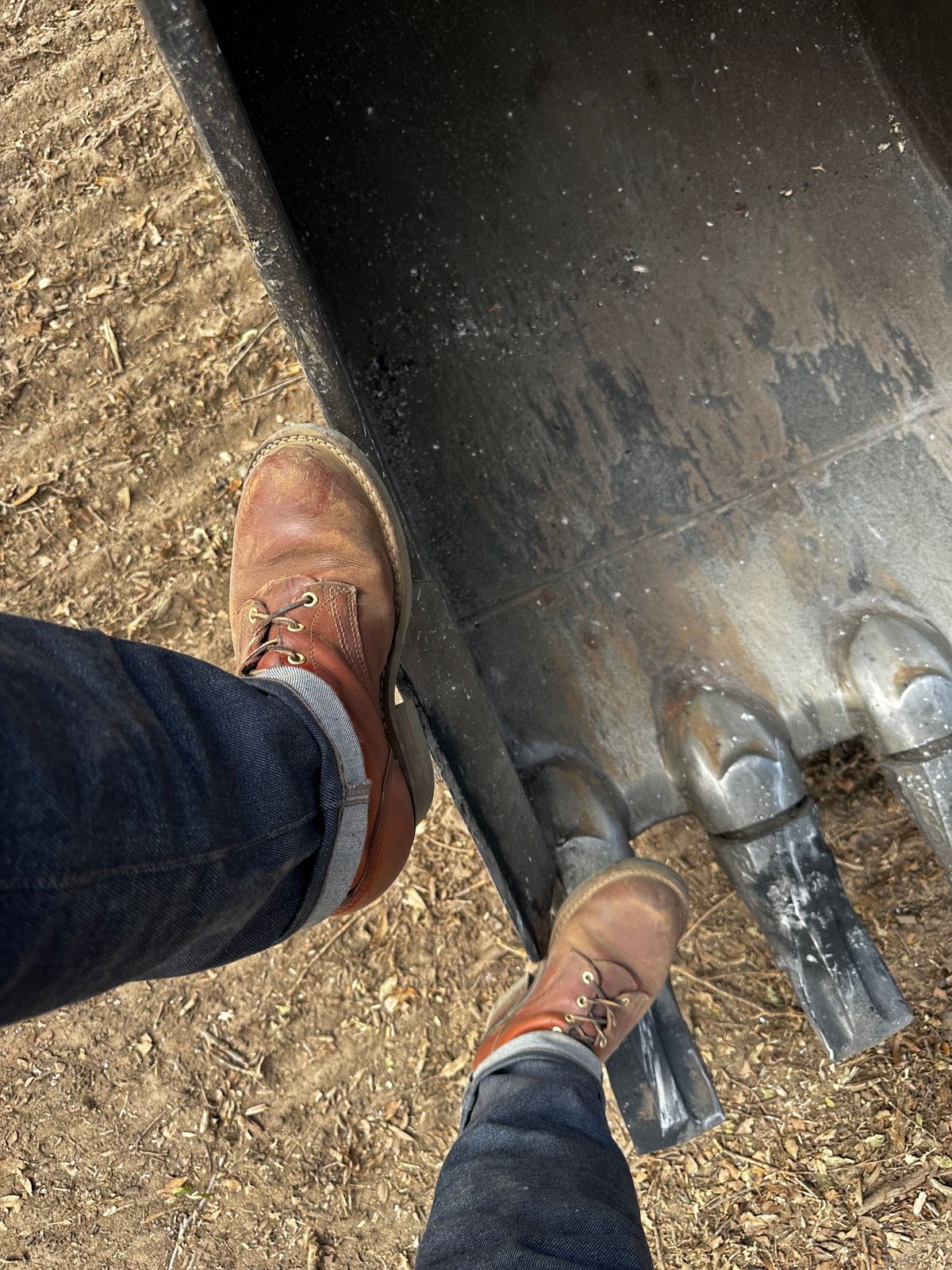 Photo by brusa on March 3, 2025 of the Frank's Boots Wilshire in Wickett & Craig Tan Oiled Latigo.