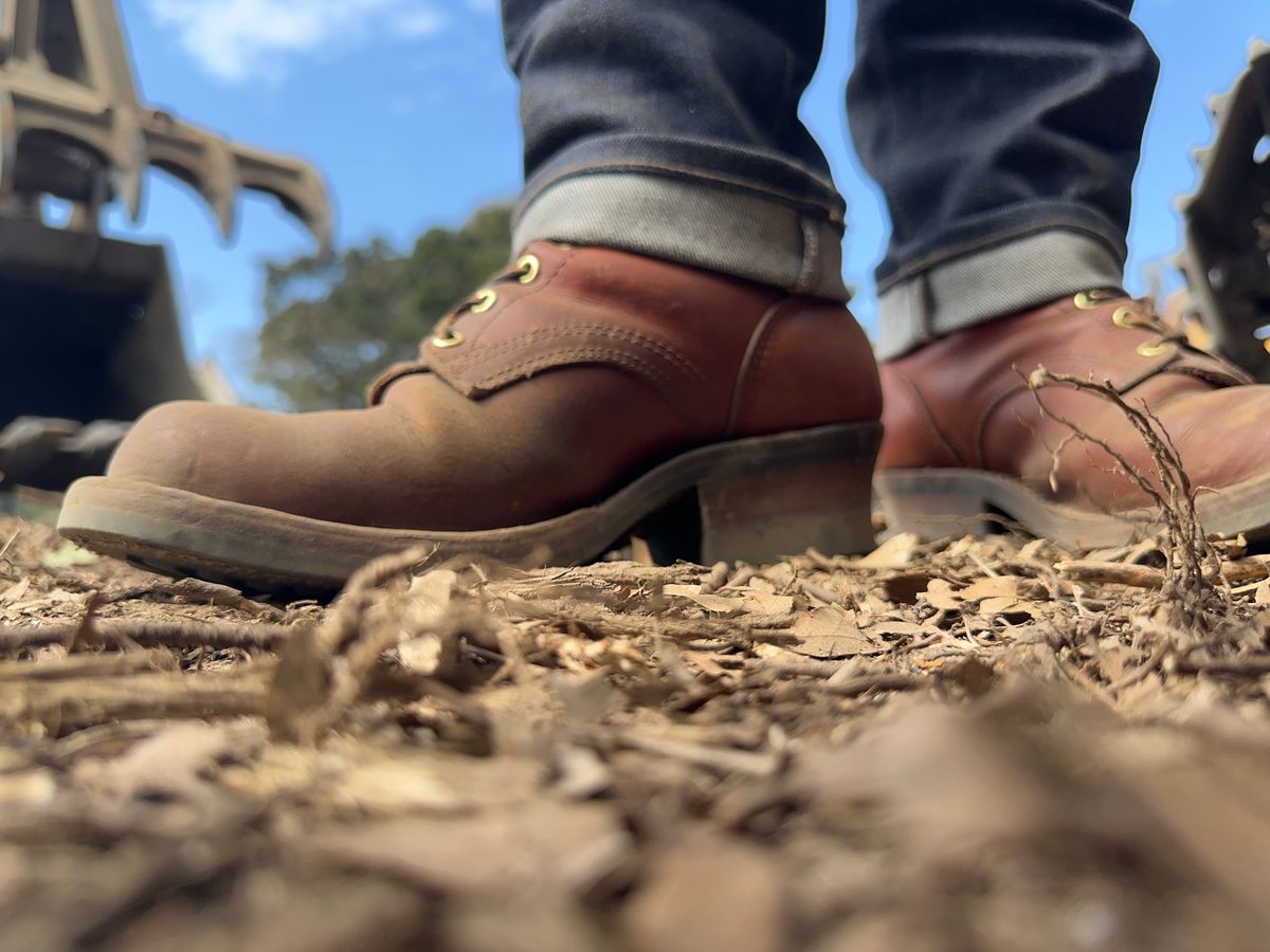 Photo by brusa on March 3, 2025 of the Frank's Boots Wilshire in Wickett & Craig Tan Oiled Latigo.