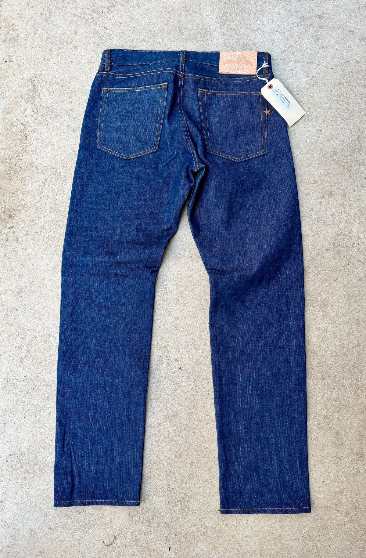 Photo by manco on April 25, 2026 of the Brave Star Strongman in 14 Oz Cone Mills Selvedge Denim (100% Cotton).