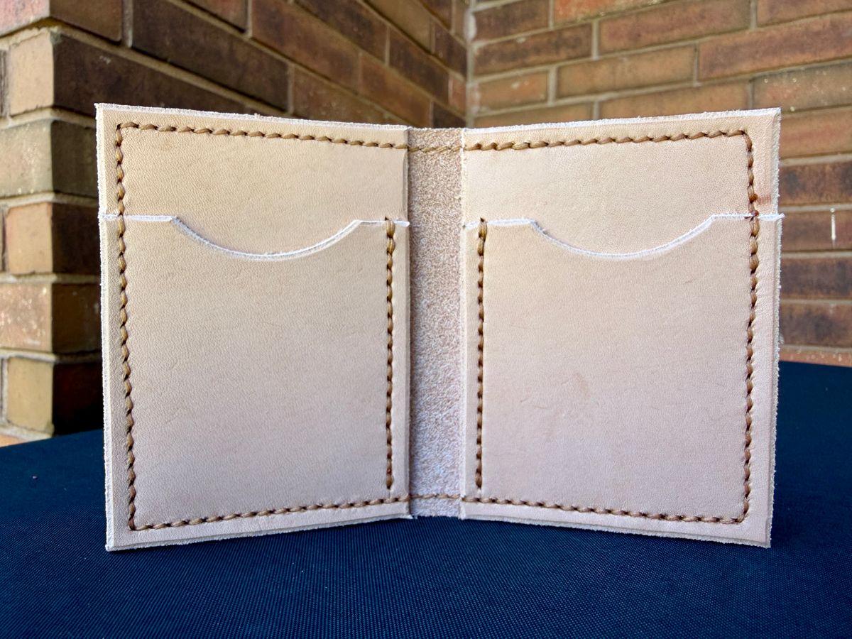 Photo by manco on March 11, 2026 of the Self-Made Four Pocket Wallet in Wickett & Craig Natural American Vachetta.