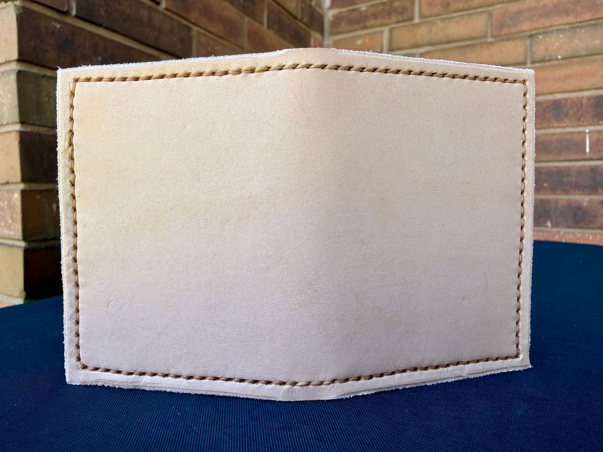 Photo by manco on March 11, 2026 of the Self-Made Bifold Wallet in Wickett & Craig Natural American Vachetta.