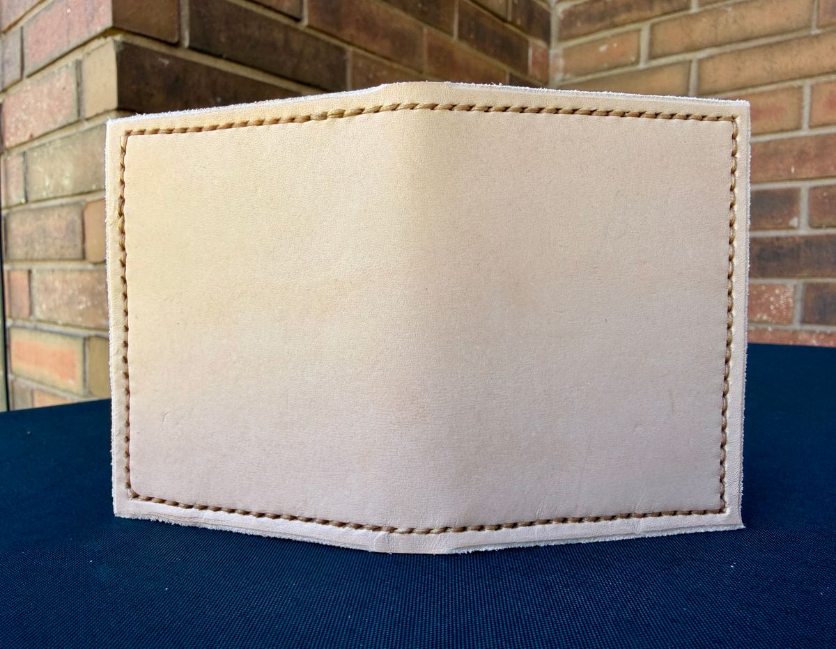 Photo by manco on March 11, 2026 of the Self-Made Bifold Wallet in Wickett & Craig Natural American Vachetta.