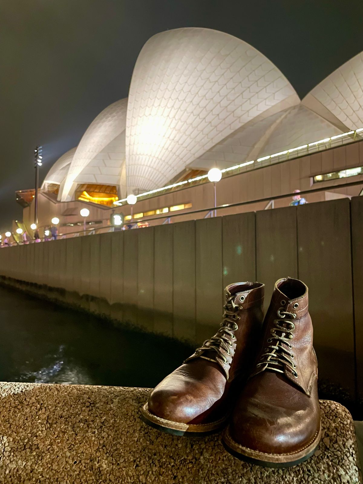 Photo by manco on December 4, 2024 of the Oak Street Bootmakers Trench Boot in Seidel Light Brown Mustang.