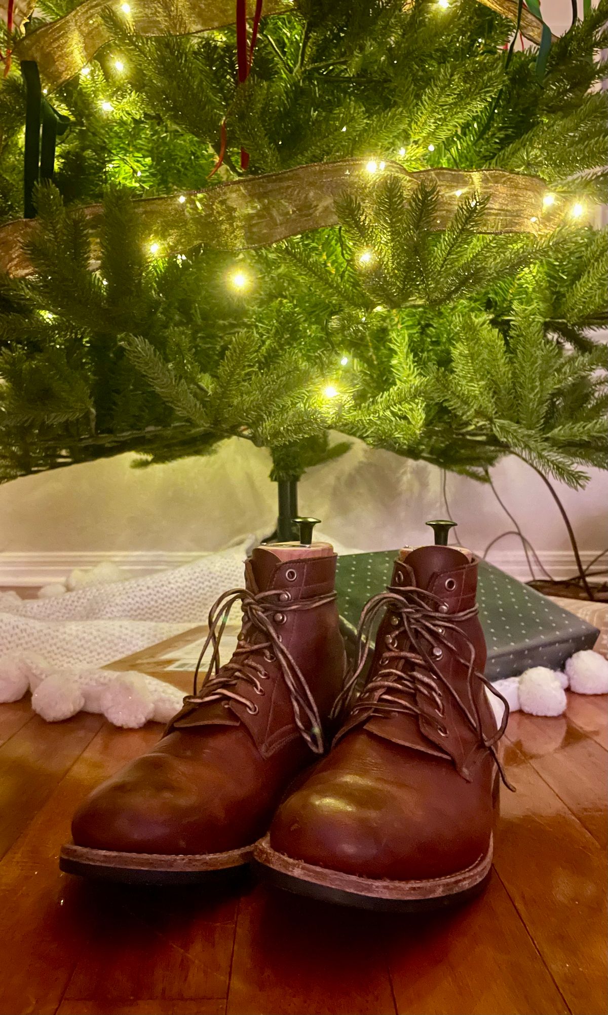 Photo by manco on December 26, 2024 of the Oak Street Bootmakers Trench Boot in Seidel Light Brown Mustang.