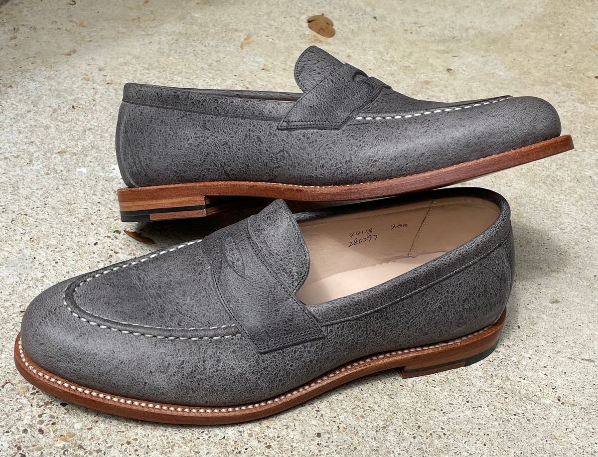 Photo by manco on March 19, 2024 of the Grant Stone Traveler Loafer in C.F. Stead Storm Kudu.