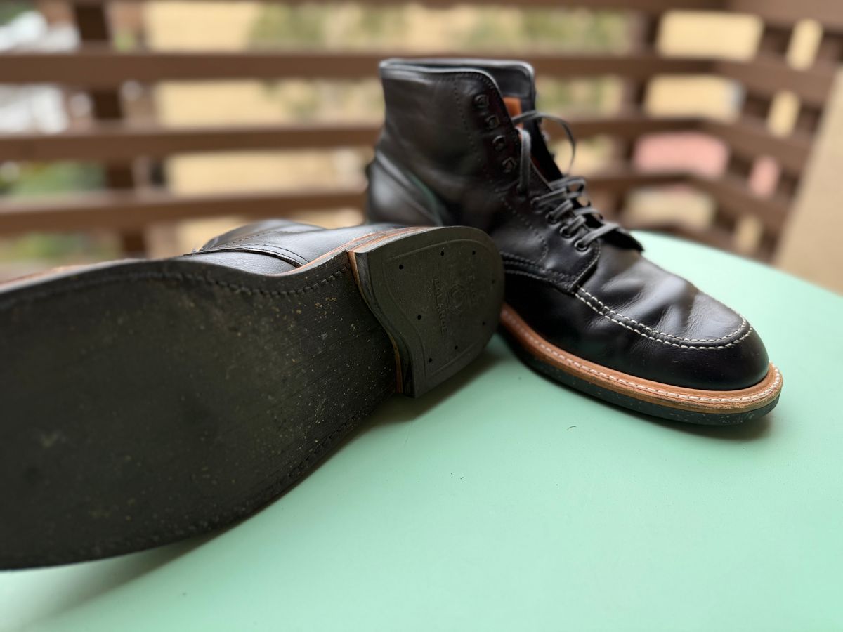 Photo by justjustin on May 29, 2025 of the Alden Indy Boot in Black Calfskin.