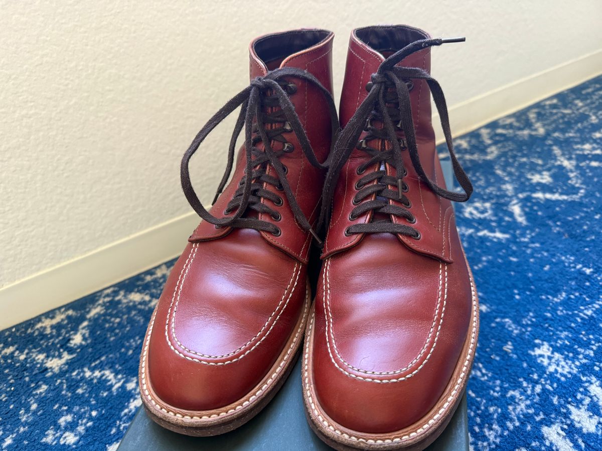 Photo by justjustin on January 23, 2025 of the Alden Indy Boot in Brown Calfskin.