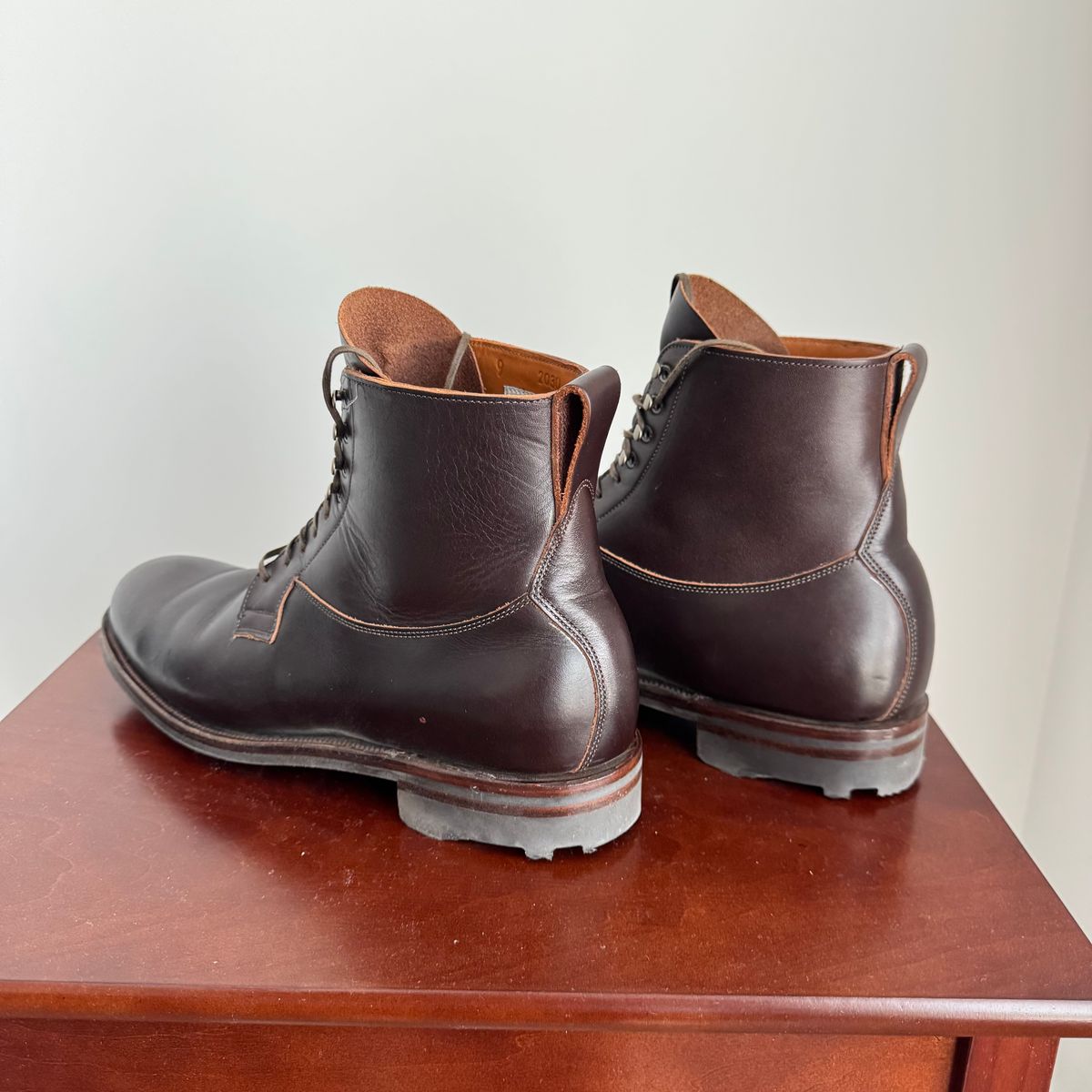 Photo by pablosstuff on April 1, 2026 of the Viberg Country Boot in Horween Brown Wooly.