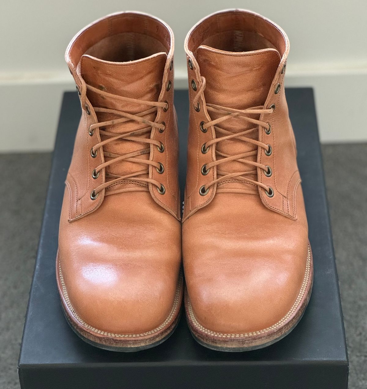 Photo by pablosstuff on May 27, 2024 of the Viberg Service Boot in Maryam Bruciato TPR Horsebutt.