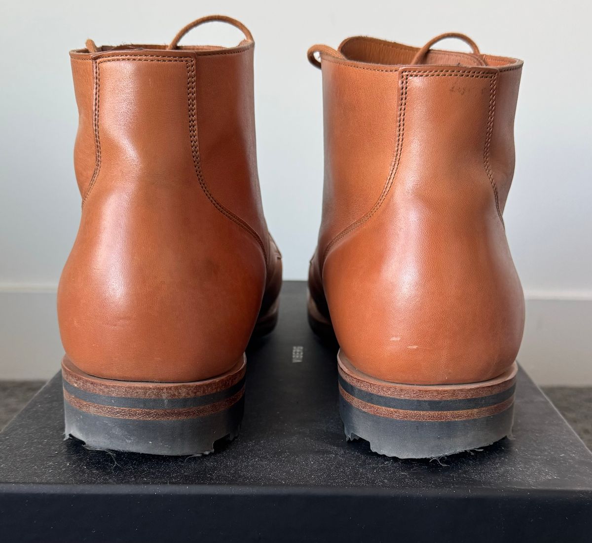 Photo by pablosstuff on October 20, 2024 of the Viberg Service Boot in Maryam Bruciato TPR Horsebutt.