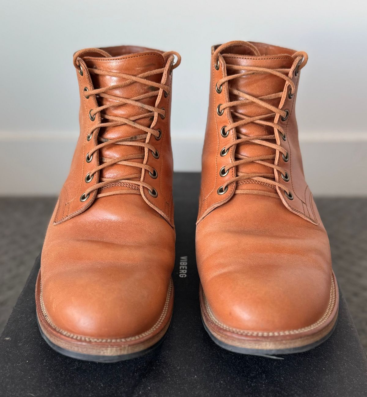 Photo by pablosstuff on October 20, 2024 of the Viberg Service Boot in Maryam Bruciato TPR Horsebutt.