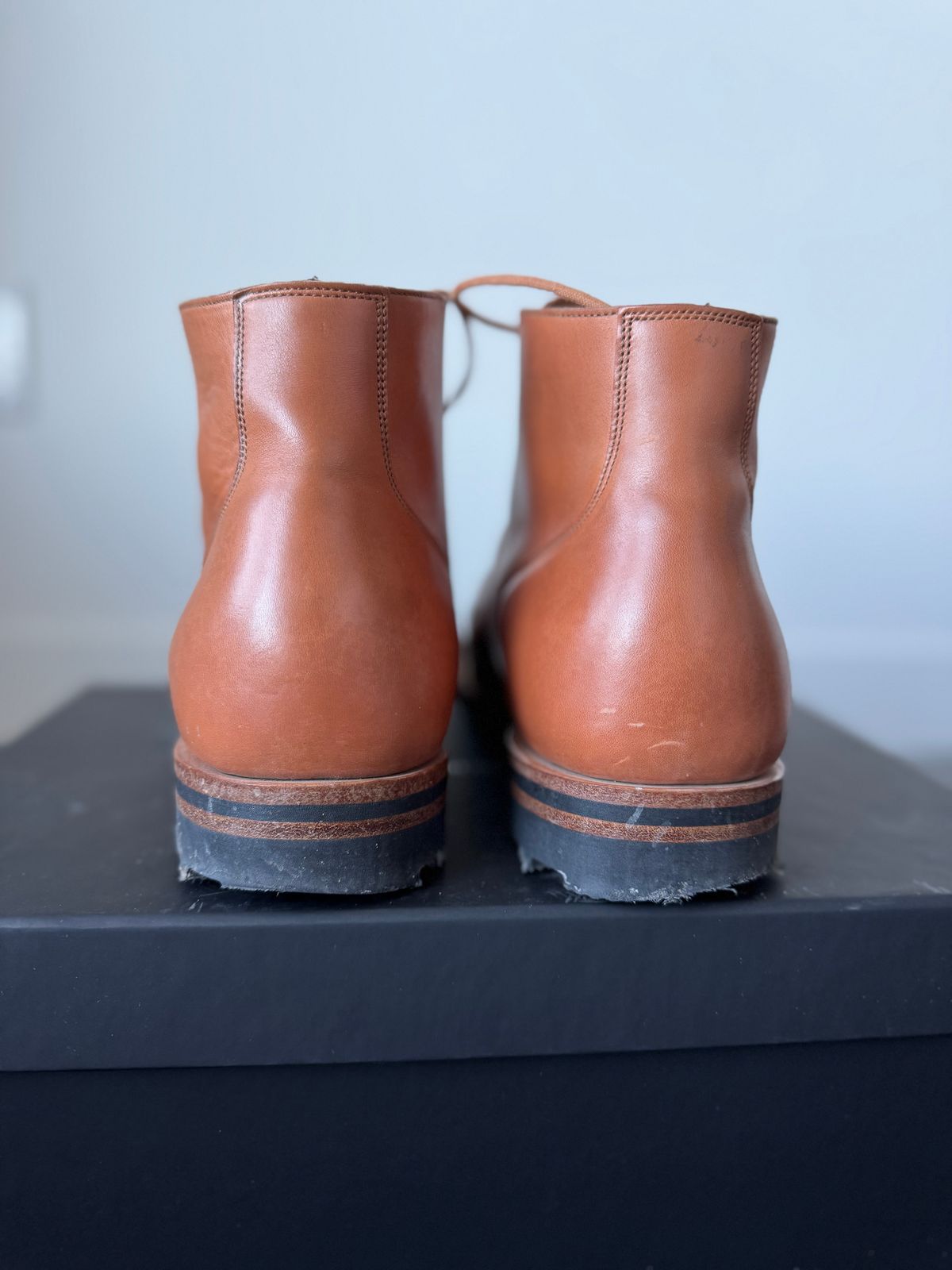 Photo by pablosstuff on March 4, 2025 of the Viberg Service Boot in Maryam Bruciato TPR Horsebutt.