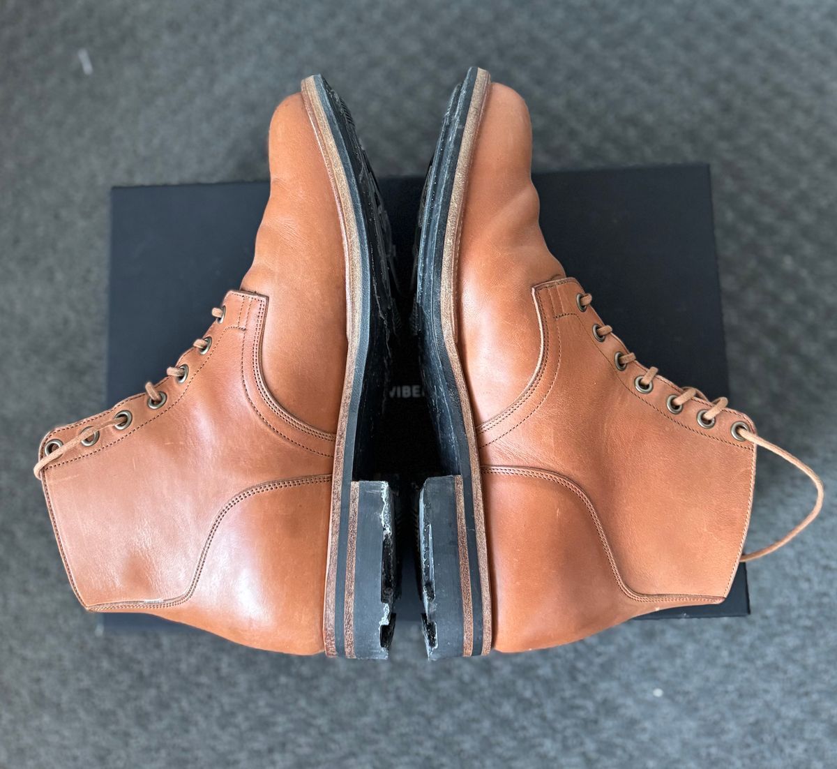 Photo by pablosstuff on March 4, 2025 of the Viberg Service Boot in Maryam Bruciato TPR Horsebutt.
