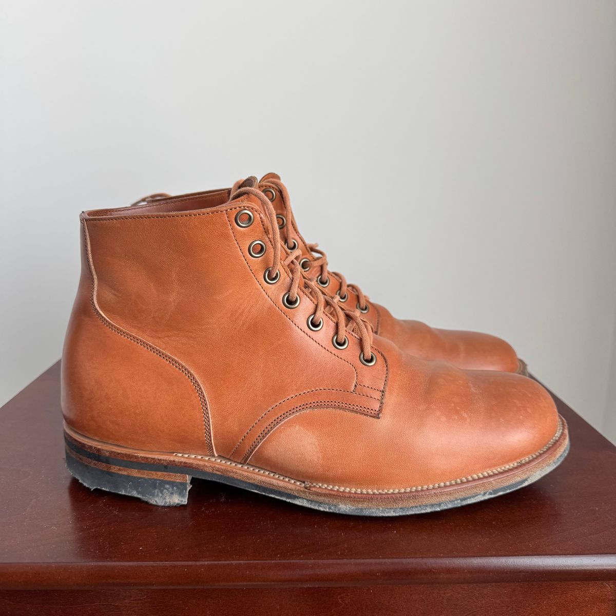 Photo by pablosstuff on April 1, 2026 of the Viberg Service Boot in Maryam Bruciato TPR Horsebutt.