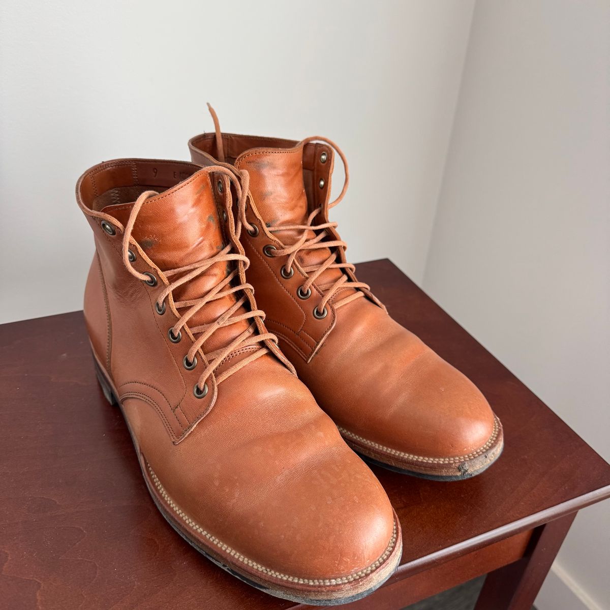 Photo by pablosstuff on April 1, 2026 of the Viberg Service Boot in Maryam Bruciato TPR Horsebutt.