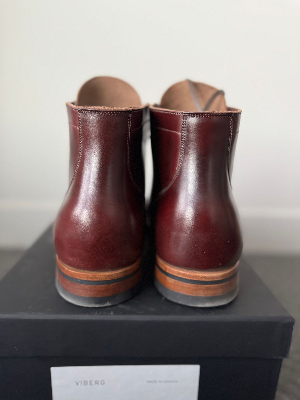 Photo by pablosstuff on March 1, 2025 of the Viberg Service Boot BCT in Horween Chromexcel Colour 8.