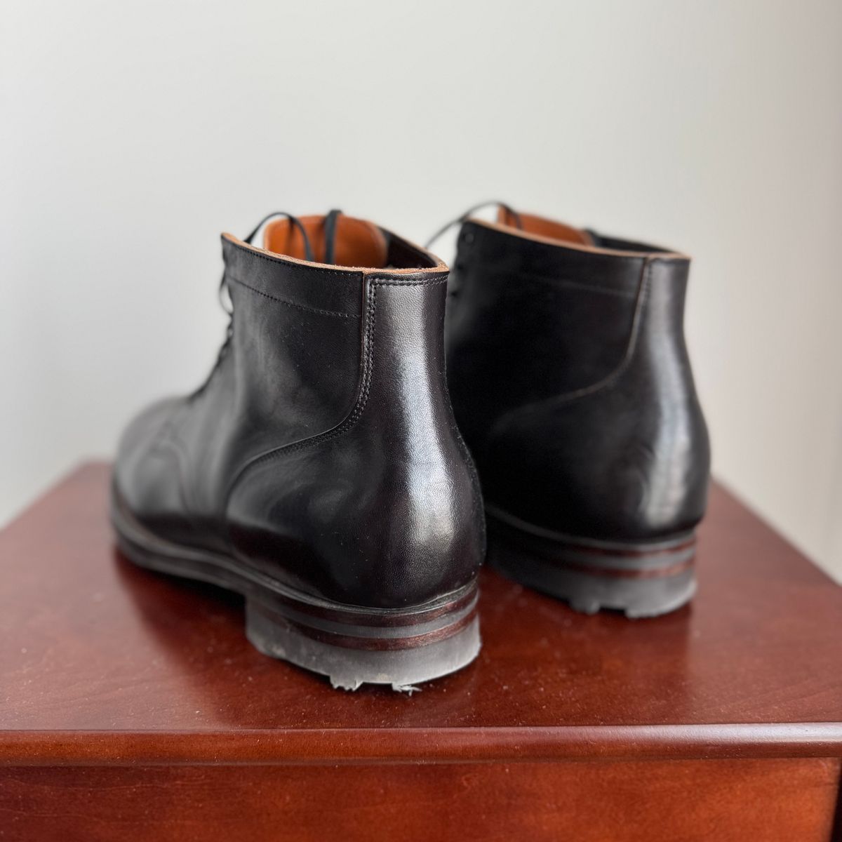 Photo by pablosstuff on April 1, 2026 of the Viberg Service Boot in Maryam Nero Horsebutt.