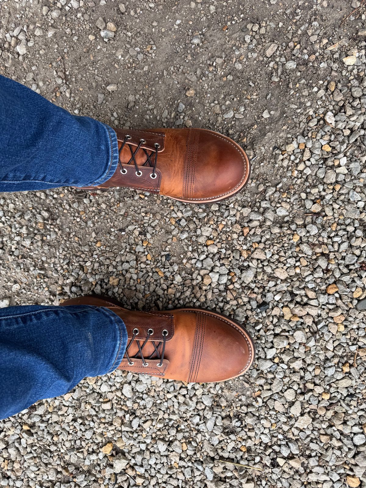 Photo by churst on March 29, 2025 of the Red Wing Iron Ranger in S.B. Foot Copper Rough and Tough.