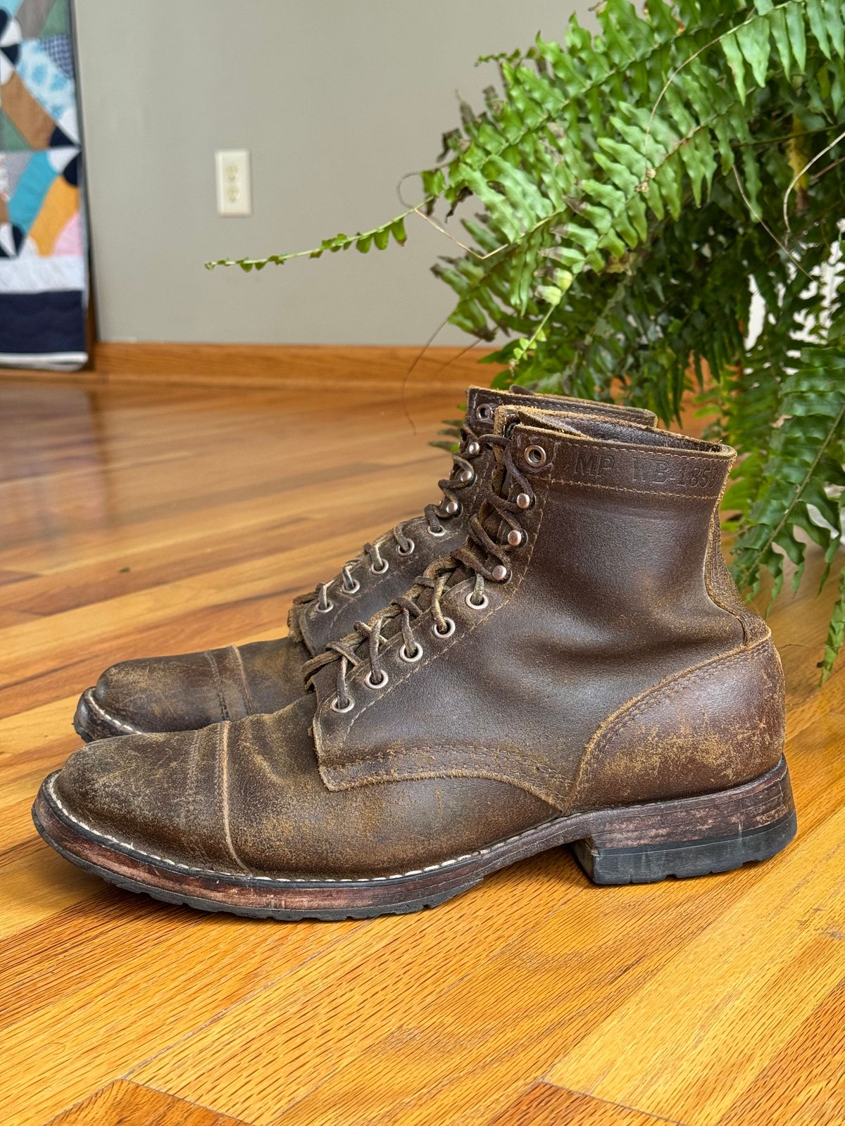 Photo by PatC on February 5, 2026 of the White's CMP-Sherman in Horween Cinnamon Waxed Flesh.